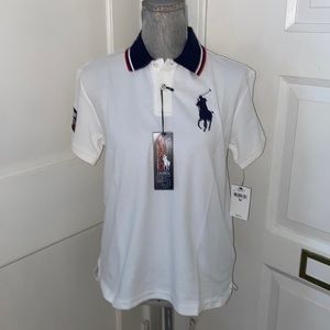 New Ralph Lauren RLX Polo US Open Tennis  2005 Polo Shirt Women’s Size Medium